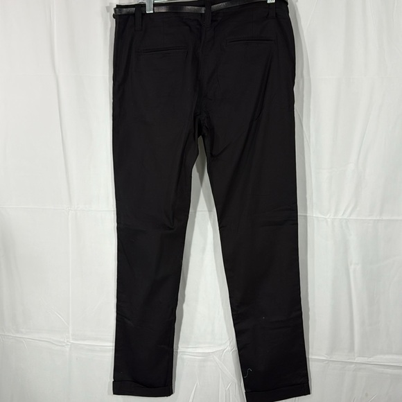 Ponny Tail Belted Black Women’s Trousers Size XL - Picture 6 of 9